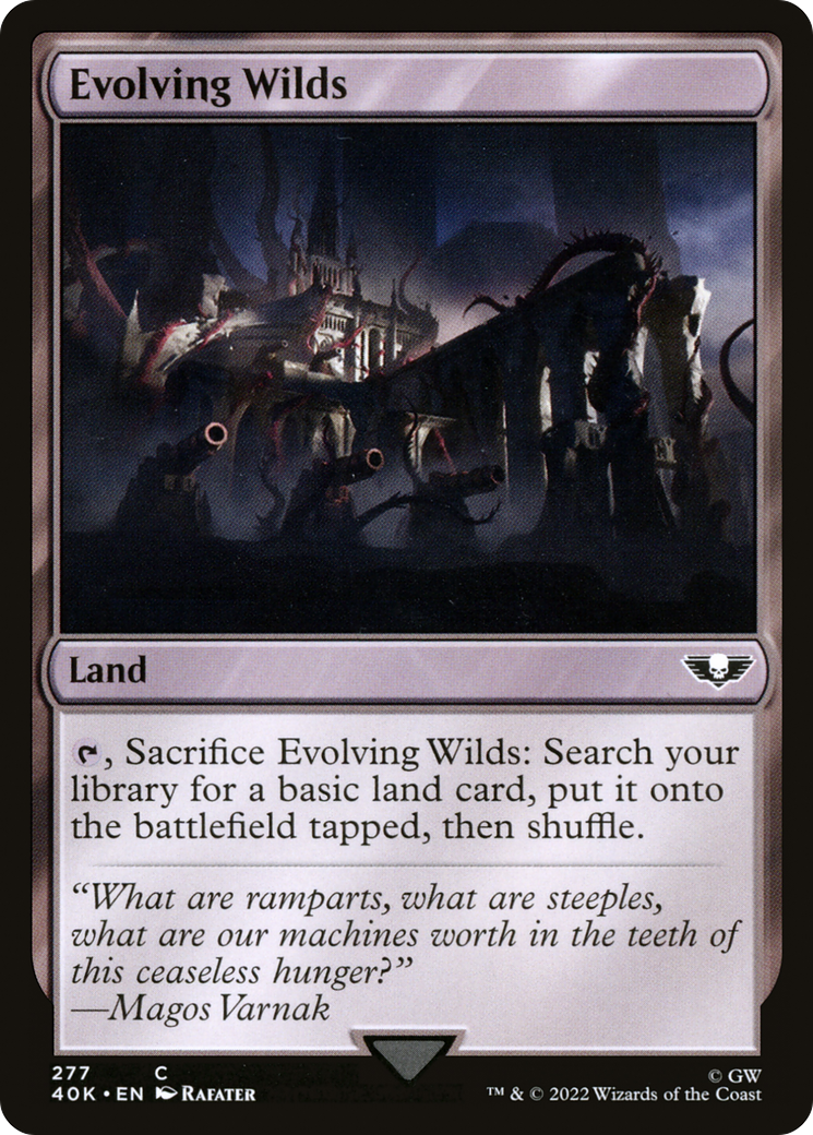 Magic: The Gathering - Evolving Wilds - Warhammer 40000 Commander