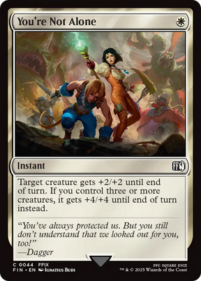 Magic: The Gathering - You're Not Alone Foil - Final Fantasy
