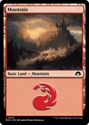 Magic: The Gathering - Mountain #316 Foil - Modern Horizons 3