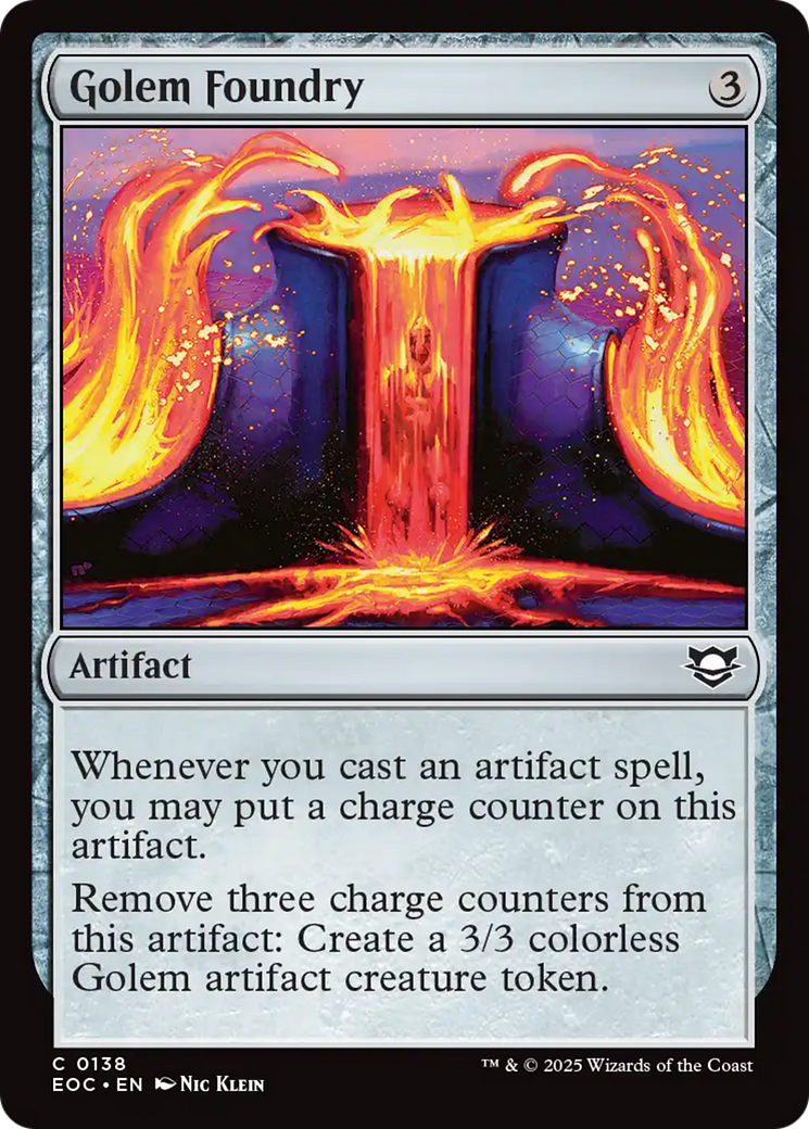 Magic: The Gathering - Golem Foundry - Edge of Eternities Commander