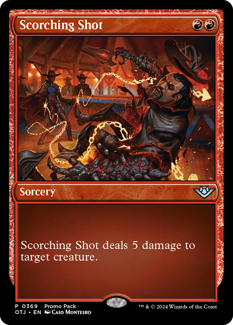 Magic: The Gathering - Scorching Shot Foil - Outlaws of Thunder Junction