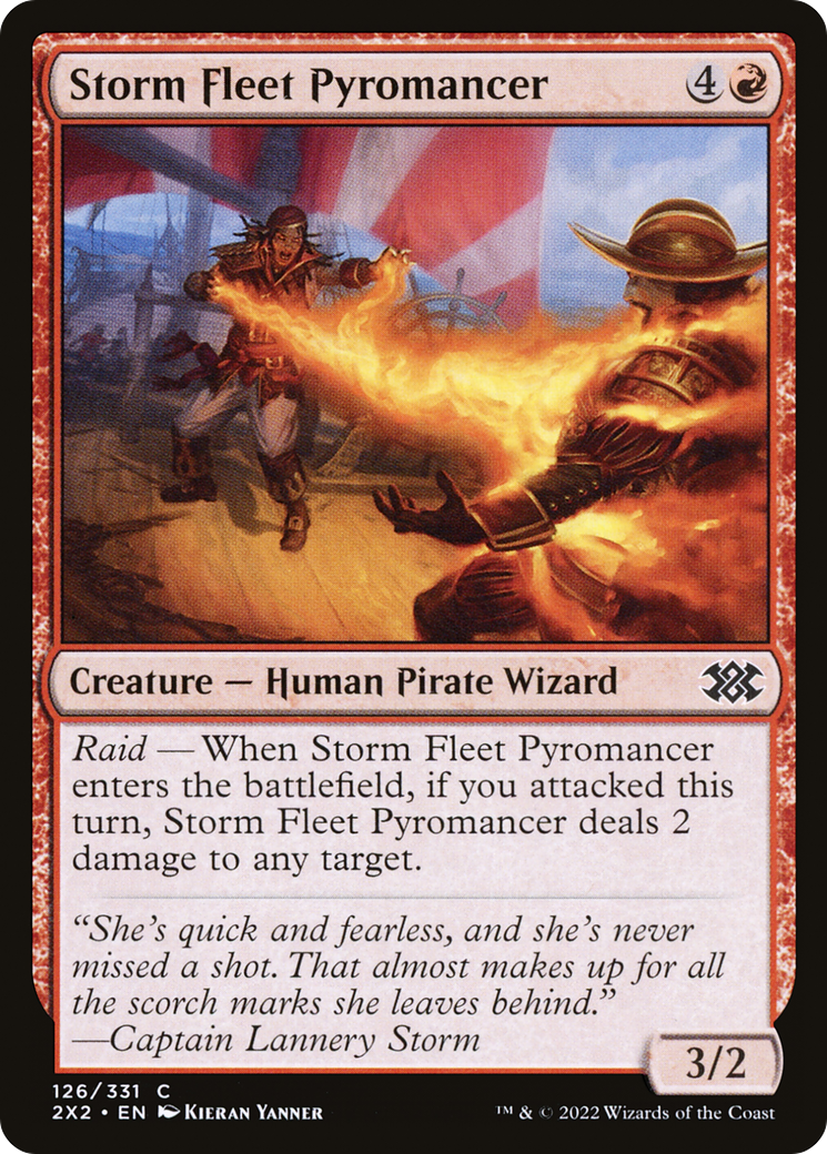 Magic: The Gathering - Storm Fleet Pyromancer Foil - Double Masters 2022