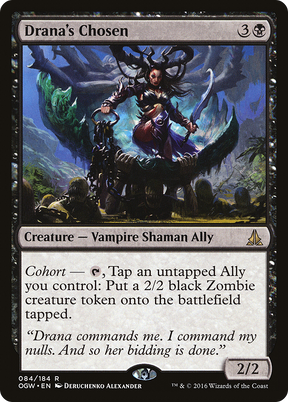Magic: The Gathering - Drana's Chosen Foil - Oath of the Gatewatch