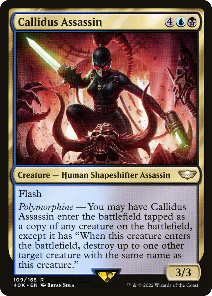 Magic: The Gathering - Callidus Assassin - Warhammer 40000 Commander