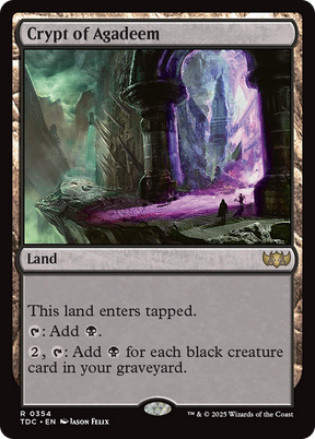 Magic: The Gathering - Crypt of Agadeem - Tarkir: Dragonstorm Commander