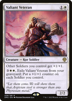 Magic: The Gathering - Valiant Veteran - Dominaria United