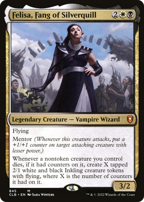 Magic: The Gathering - Felisa, Fang of Silverquill - Commander Legends: Battle for Baldur's Gate