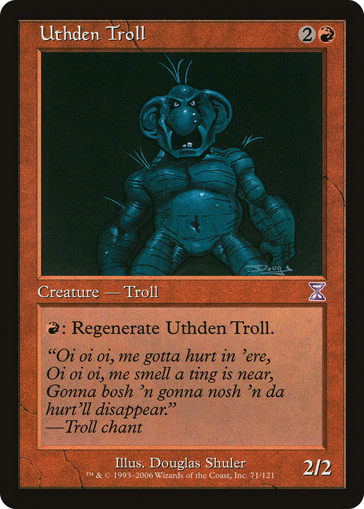 Magic: The Gathering - Uthden Troll - Time Spiral Timeshifted