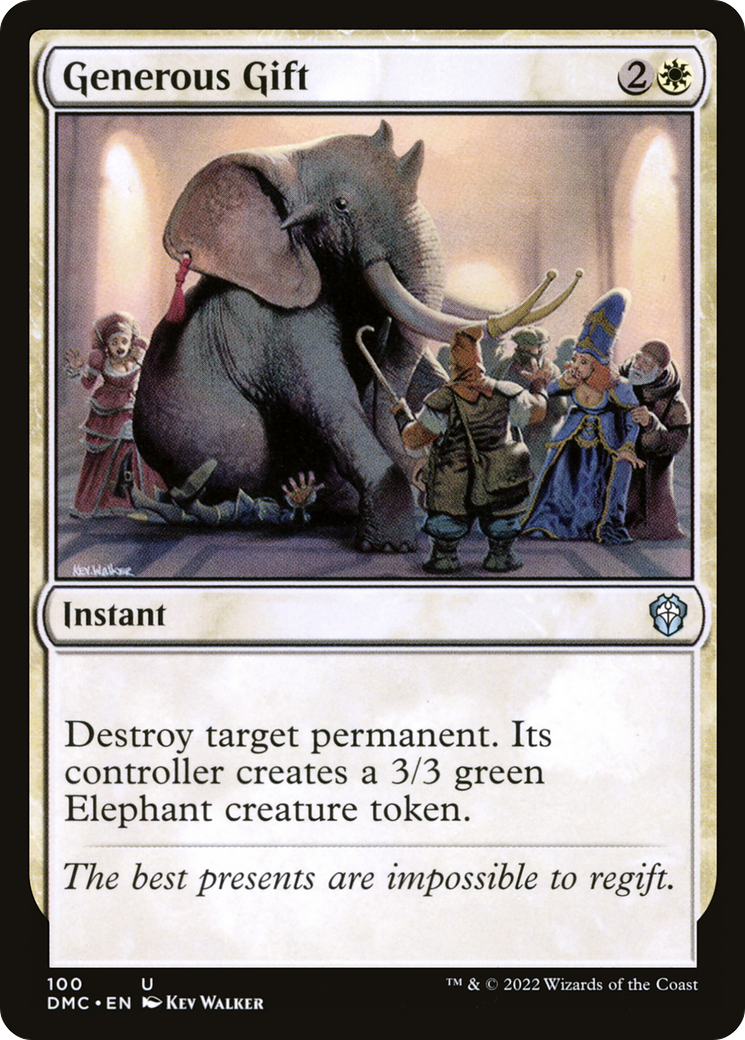 Magic: The Gathering - Generous Gift - Dominaria United Commander