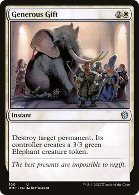 Magic: The Gathering - Generous Gift - Dominaria United Commander