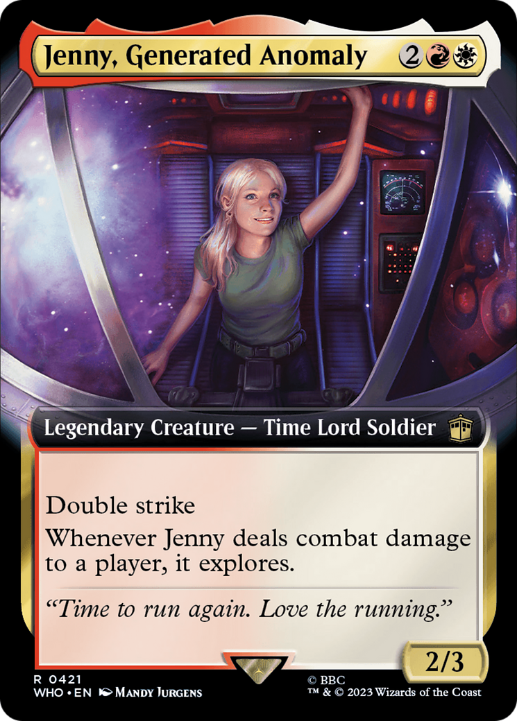 Magic: The Gathering - Jenny, Generated Anomaly Foil - Doctor Who