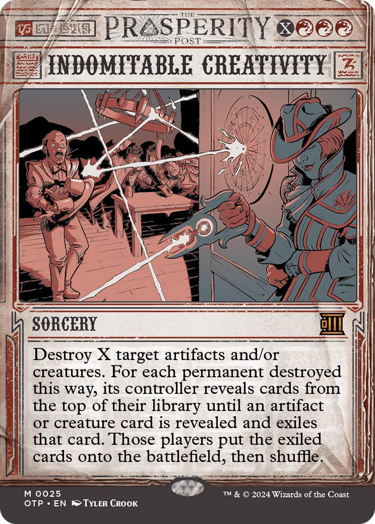 Magic: The Gathering - Indomitable Creativity Foil - Breaking News
