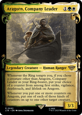 Magic: The Gathering - Aragorn, Company Leader - The Lord of the Rings: Tales of Middle-earth