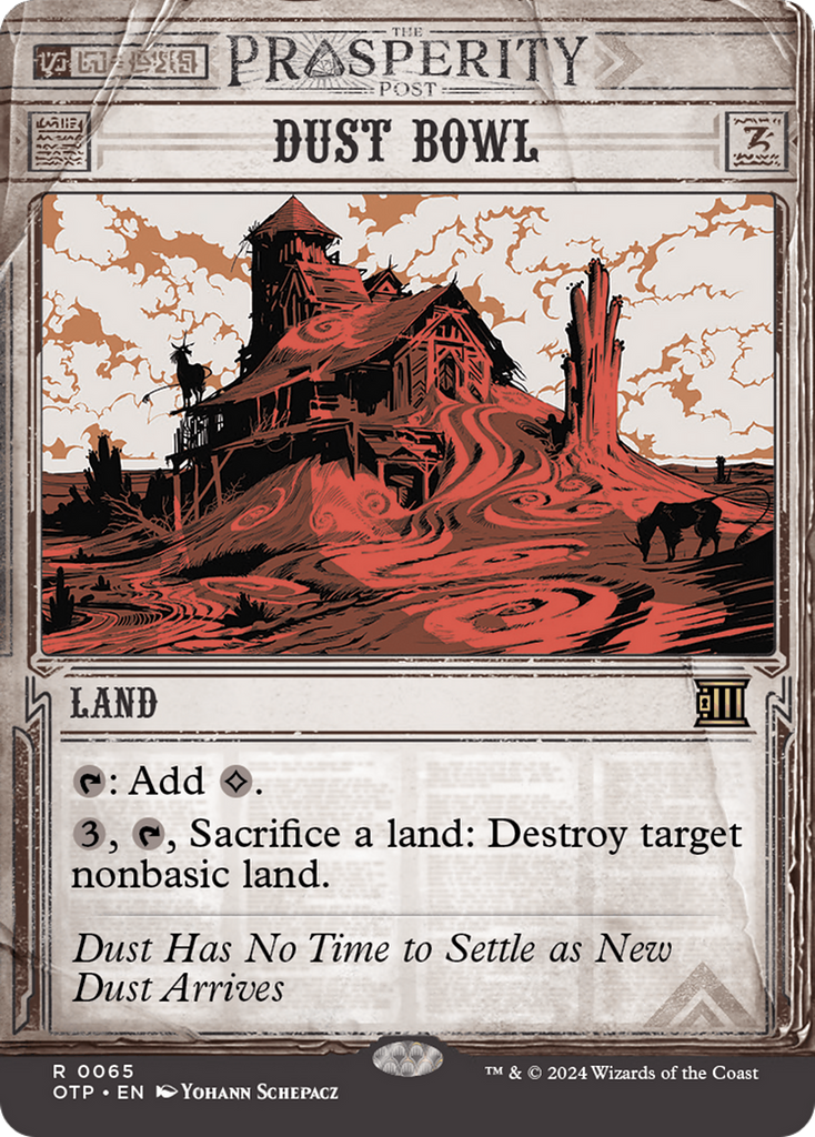 Magic: The Gathering - Dust Bowl Foil - Breaking News