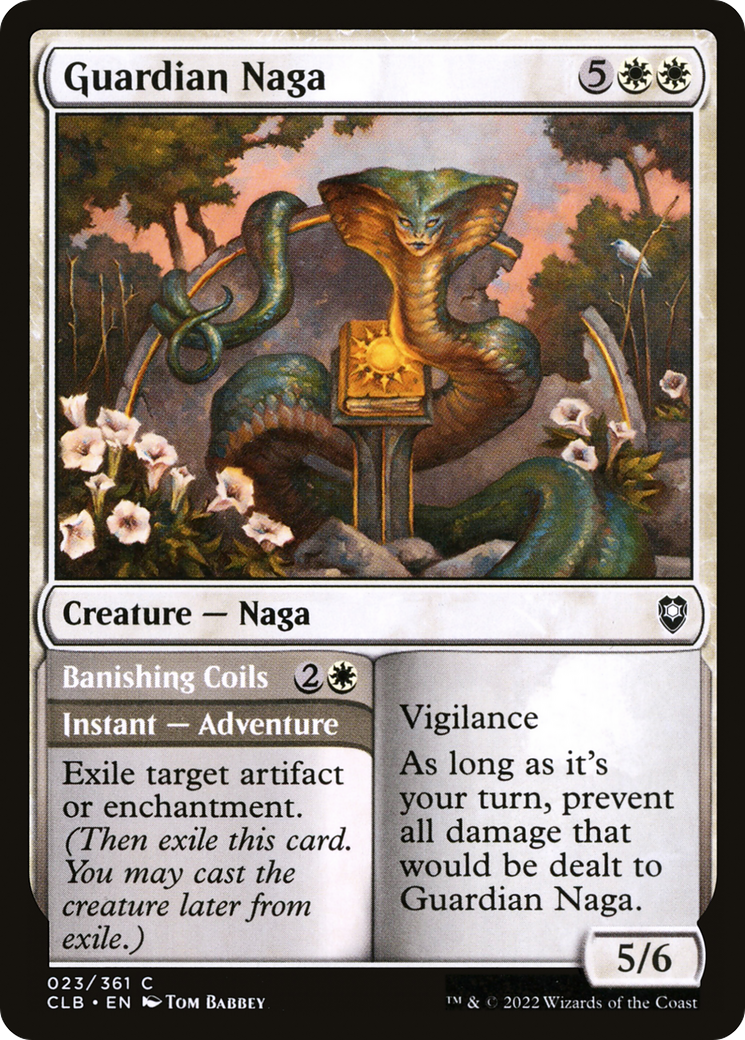 Magic: The Gathering - Guardian Naga // Banishing Coils - Commander Legends: Battle for Baldur's Gate