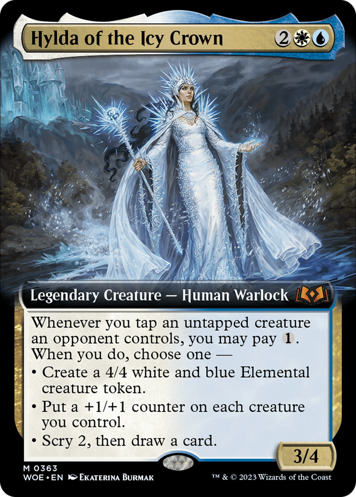 Magic: The Gathering - Hylda of the Icy Crown Foil - Wilds of Eldraine