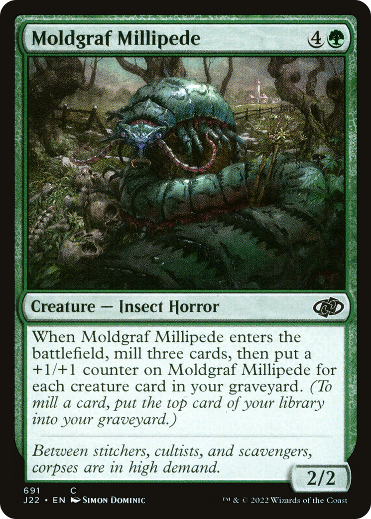 Magic: The Gathering - Moldgraf Millipede - Jumpstart 2022