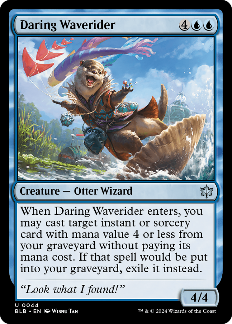 Magic: The Gathering - Daring Waverider Foil - Bloomburrow