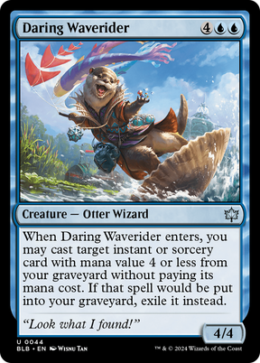 Magic: The Gathering - Daring Waverider Foil - Bloomburrow