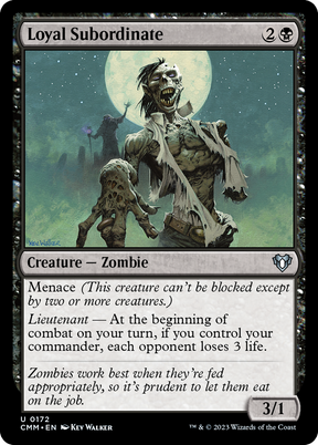 Magic: The Gathering - Loyal Subordinate Foil - Commander Masters