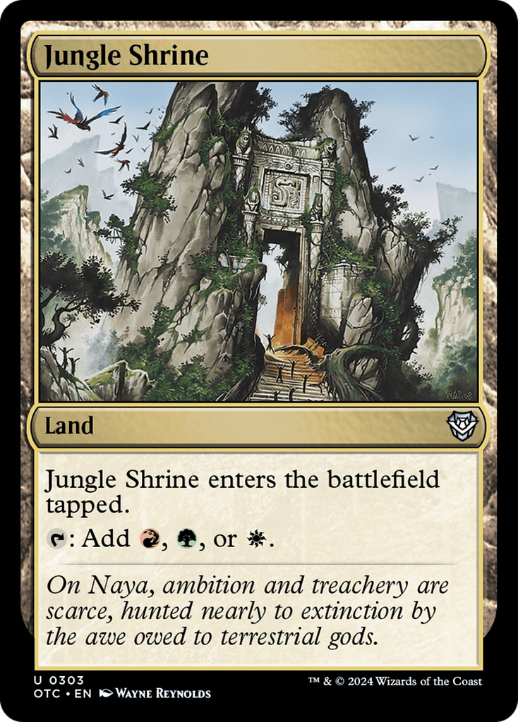 Magic: The Gathering - Jungle Shrine - Outlaws of Thunder Junction Commander