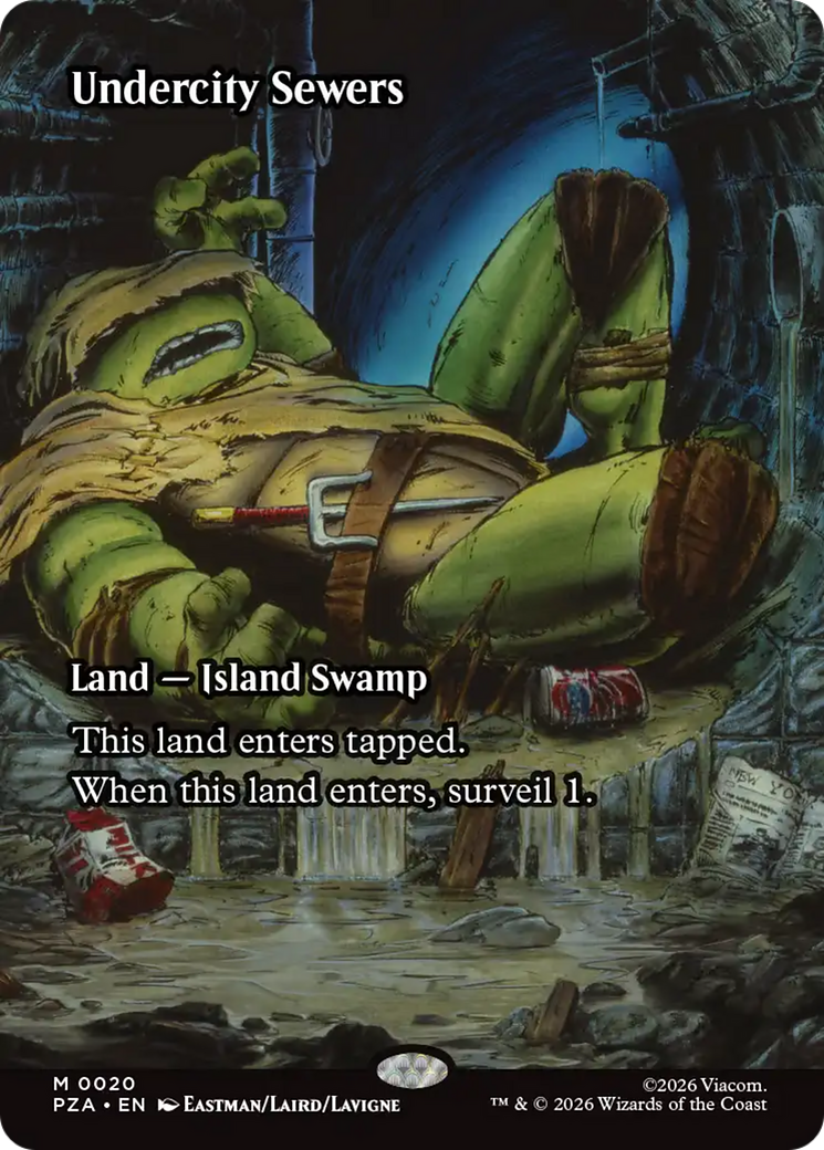 Magic: The Gathering - Undercity Sewers Foil - Teenage Mutant Ninja Turtles Source Material
