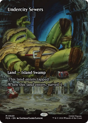 Magic: The Gathering - Undercity Sewers Foil - Teenage Mutant Ninja Turtles Source Material