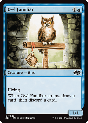 Magic: The Gathering - Owl Familiar - Foundations Jumpstart