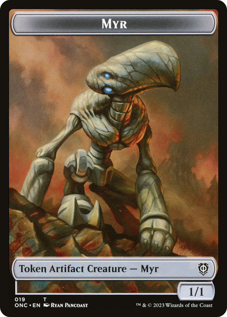Magic: The Gathering - Myr Token - Phyrexia: All Will Be One Commander Tokens