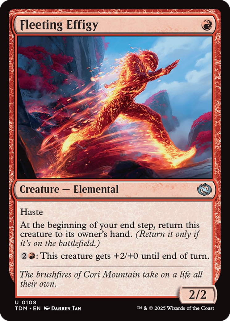 Magic: The Gathering - Fleeting Effigy - Tarkir: Dragonstorm