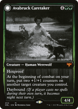 Magic: The Gathering - Avabruck Caretaker // Hollowhenge Huntmaster Foil - Innistrad: Double Feature