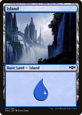 Magic: The Gathering - Island #261 Foil - Ravnica Allegiance