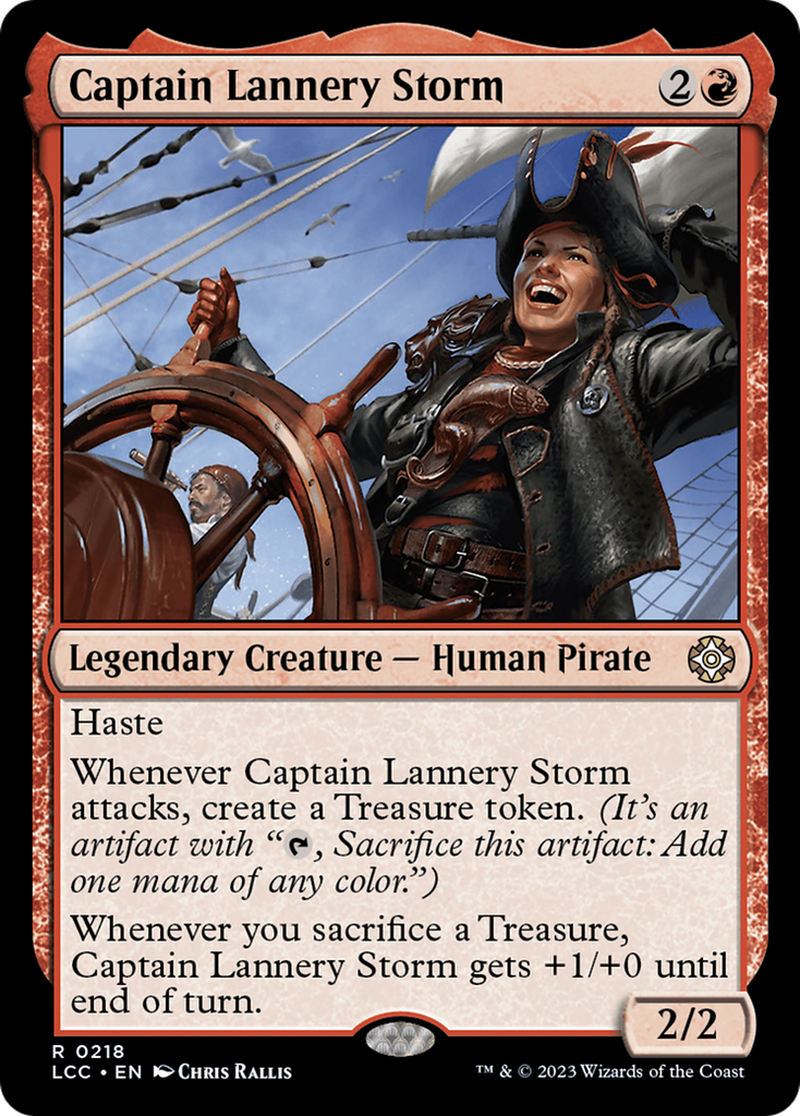 Magic: The Gathering - Captain Lannery Storm - The Lost Caverns of Ixalan Commander