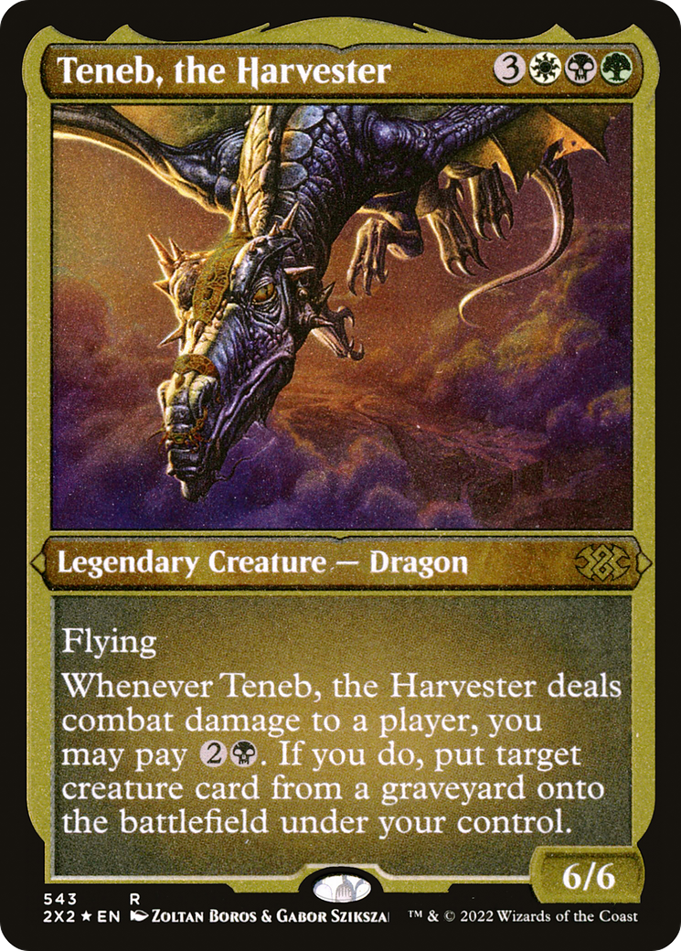 Magic: The Gathering - Teneb, the Harvester Foil - Double Masters 2022