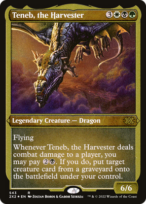 Magic: The Gathering - Teneb, the Harvester Foil - Double Masters 2022
