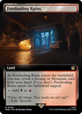 Magic: The Gathering - Foreboding Ruins - Doctor Who
