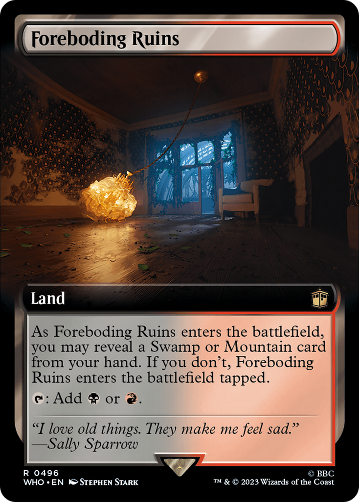 Magic: The Gathering - Foreboding Ruins Foil - Doctor Who