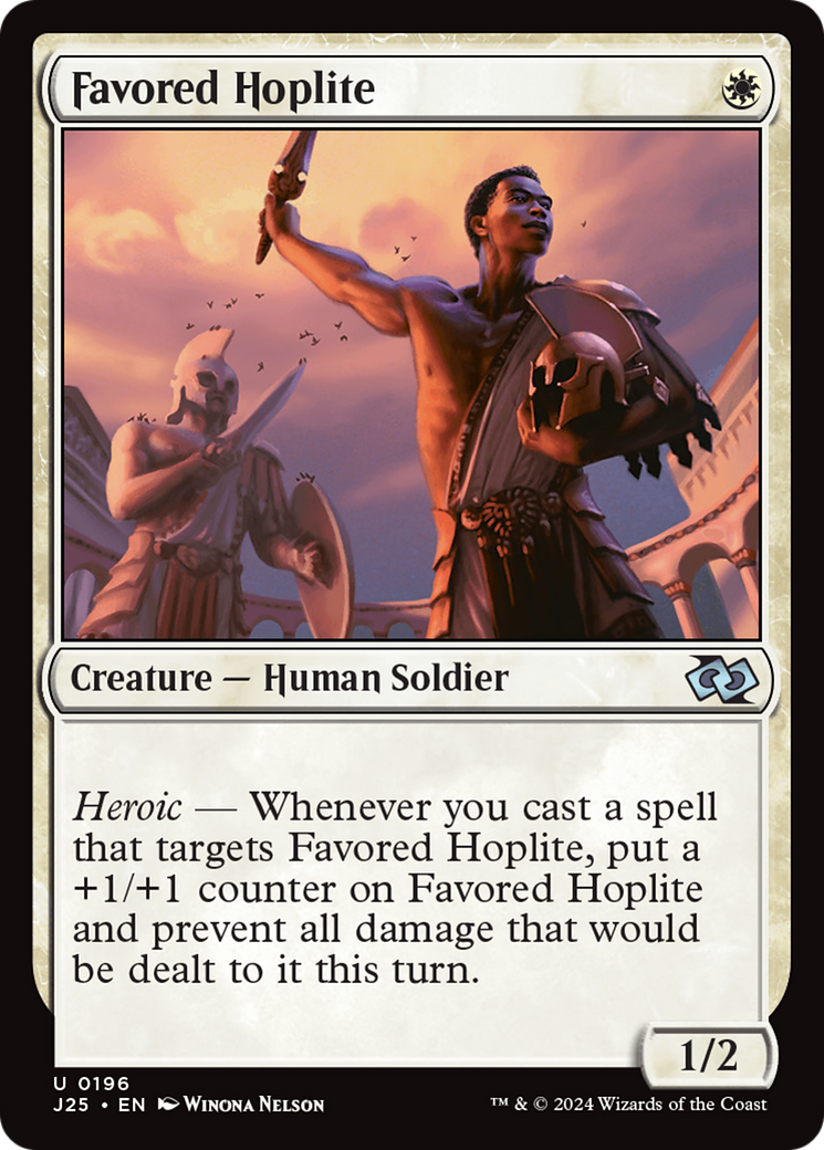 Magic: The Gathering - Favored Hoplite - Foundations Jumpstart