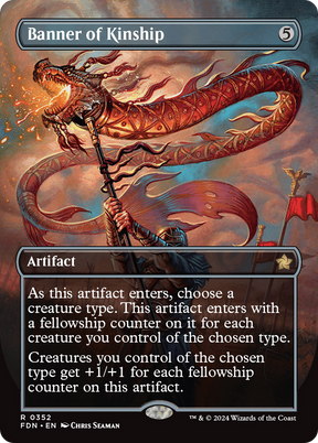 Magic: The Gathering - Banner of Kinship Foil - Foundations