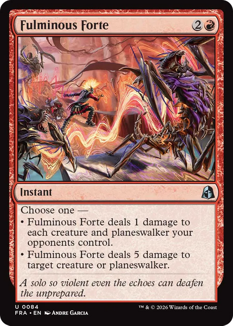 Magic: The Gathering - Fulminous Forte - Reality Fracture