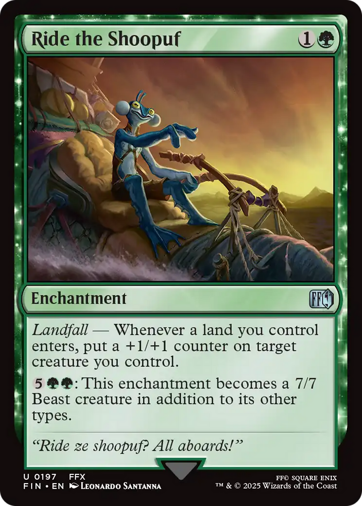 Magic: The Gathering - Ride the Shoopuf Foil - Final Fantasy