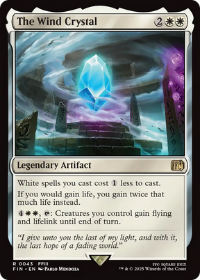 Magic: The Gathering - The Wind Crystal Foil - Final Fantasy