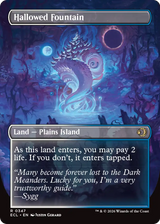 Magic: The Gathering - Hallowed Fountain // Hallowed Fountain Foil - Lorwyn Eclipsed
