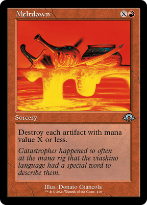 Magic: The Gathering - Meltdown Foil - Modern Horizons 3