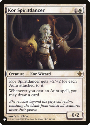 Magic: The Gathering - Kor Spiritdancer - The List