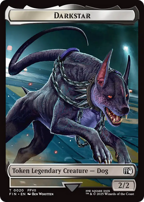 Magic: The Gathering - Darkstar Token - Final Fantasy Tokens