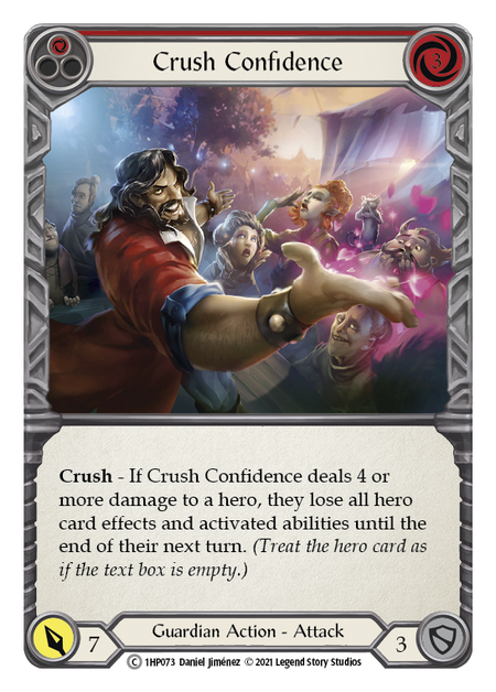 Flesh and Blood - Crush Confidence (Red) - History Pack 1