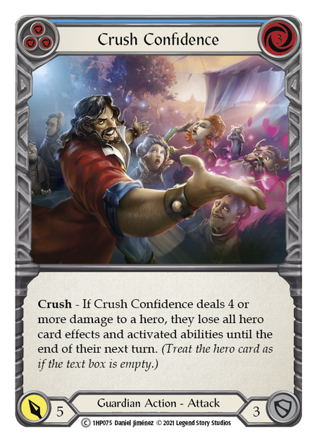 Flesh and Blood - Crush Confidence (Blue) - History Pack 1