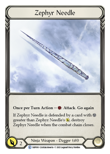 Flesh and Blood - Zephyr Needle - History Pack 1