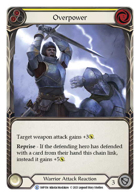 Flesh and Blood - Overpower (Yellow) - History Pack 1